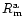 $R^{\rm a}_{\rm m}$