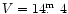 $V=14\hbox{$.\!\!^{\rm m}$ }4$
