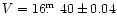 $V=16\hbox{$.\!\!^{\rm m}$ }40\pm 0.04$