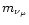 $m_{\nu_{\mu}}$