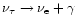 $\nu_{\tau} \rightarrow
\nu_{\rm e}+\gamma$