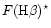 $F(\rm H\beta)^{\rm\star}$