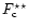 $F_{\rm c}^{\star\star}$