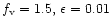 $f_{\rm v}=1.5,\,\epsilon =0.01$