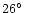 $26\hbox{$^\circ$ }$