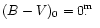 $(B-V)_{0}=0\hbox{$.\!\!^{\rm m}$ }$