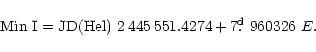 \begin{displaymath}{\rm Min~I}={\rm JD(Hel)}\,\, 2\,445\,551.4274+7\hbox{$.\!\!^{\rm d}$ }960326~E.
\end{displaymath}