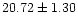 $20.72 \pm 1.30$