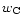 $w_{\rm C}$