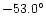 $-53.0^\circ$