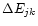 $\Delta E_{jk}$