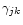 $\gamma_{jk}$
