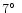$7\hbox{$^\circ$ }$