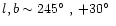 $l,b
\sim 245\hbox{$^\circ$ },\, +30\hbox{$^\circ$ }$