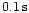 $0.1\,{\rm s}$