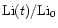 ${\rm Li}(t)/{\rm Li}_0$