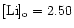 $\rm [Li]_{\rm o}=2.50$