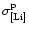 $\sigma_{\rm [Li]}^{\rm p}$