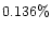 $0.136\%$
