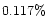 $0.117\%$