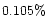 $0.105\%$