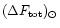 $(\Delta F_{\rm tot})_{\odot }$