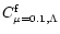 $C^{\rm f}_{\mu=0.1,\Lambda}$