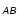 $_{\mathsfsl{AB}}$