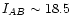 $I_{AB}\sim18.5$