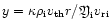$y=\kappa{\rho}_{{\rm i}}v_{{\rm th}}r/{\mbox{\eufont Y}}_{{\rm i}}{{v_{\rm r}}}_{{\rm i}} $