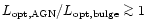 $L_{\rm opt,AGN}/L_{\rm opt,bulge}\mathrel{\mathchoice {\vcenter{\offinterlinesk...
...r{\offinterlineskip\halign{\hfil$\scriptscriptstyle ...