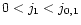 $0<j_{\rm 1}<j_{0,1}$