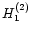 $H^{(2)}_{\rm 1}$