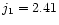 $j_{\rm 1}=2.41$