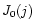 $J_{\rm0}(j)$