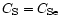$C_{\rm S}=C_{\rm Se}$