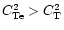 $C_{\rm Te}^2>C_{\rm
T}^2$