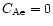 $C_{\rm Ae}=0$