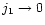 $j_{\rm 1}\to 0$