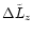 $\Delta \tilde{L}_z$