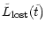 $\displaystyle %
\tilde{L}_{\rm lost}(\tilde{t})$