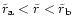 $\tilde{r}_{\rm a}<\tilde{r}<\tilde{r}_{\rm b}$