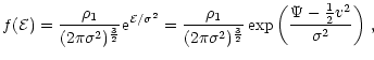 $\displaystyle f(\mathcal{E}) = \frac{\rho_1}{(2\pi\sigma^2)^{\frac{3}{2}}}
{\rm...
...gma^2)^{\frac{3}{2}}}
\exp\left(\frac{\Psi -\frac{1}{2}v^2}{\sigma^2}\right)\,,$