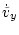 $\displaystyle \dot{\tilde{v}}_y$