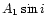 $A_1\sin i$
