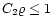 $C_2\varrho\le1$