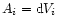 $A_i={\rm d}V_i$