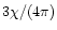 $3\chi/(4\pi)$
