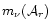 ${m}_{\nu}({\cal A}_r)$