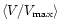 $\langle
V/V_{\max}\rangle$
